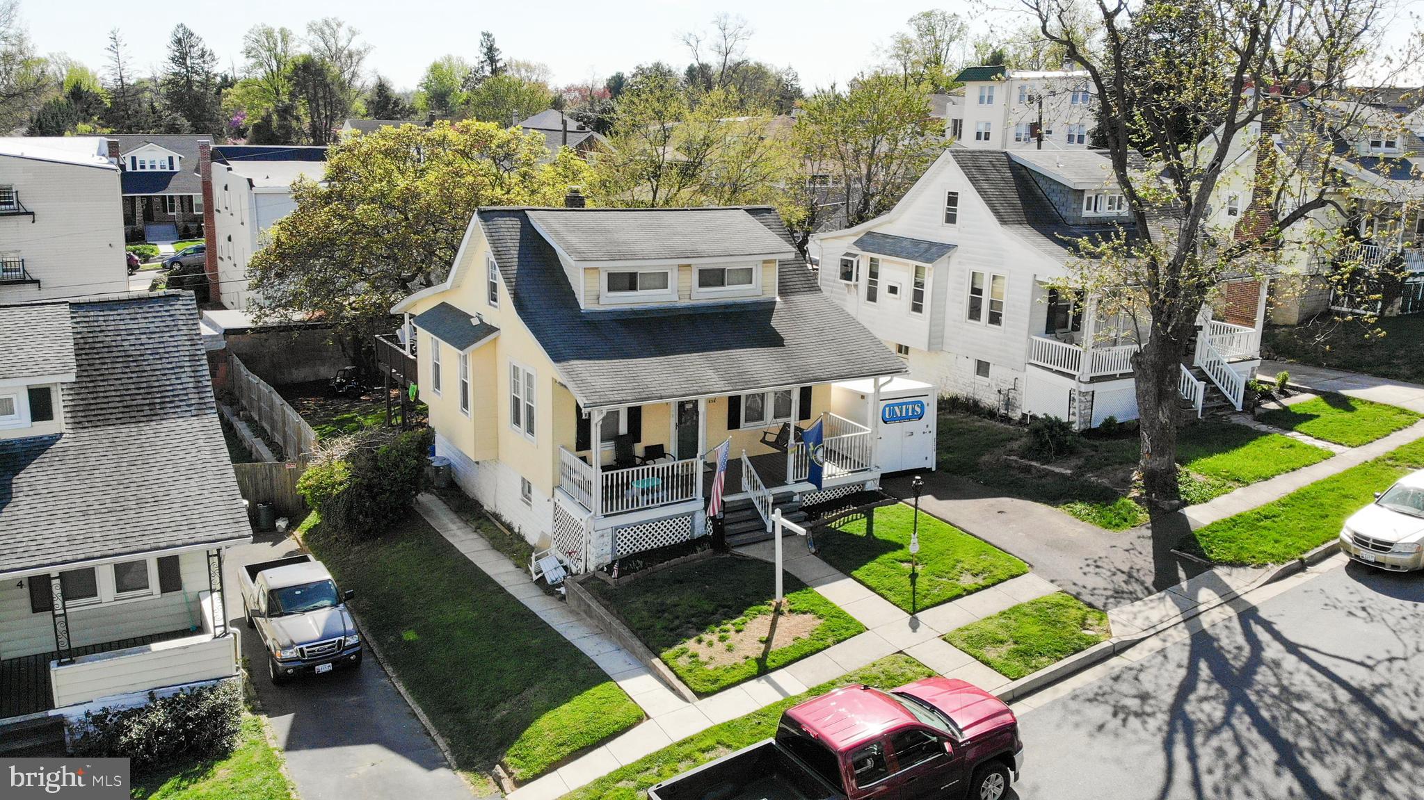 636 North Bend Road Baltimore, MD 21229 - Photo 21 of 26 an aerial view of a house with a yard