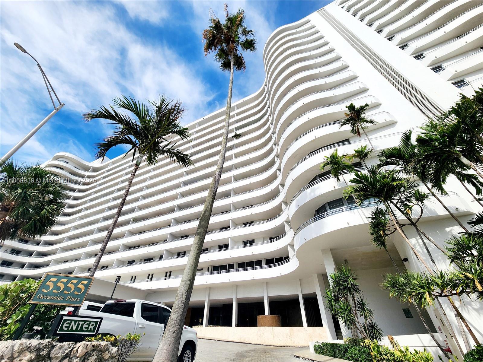 a front view of a building