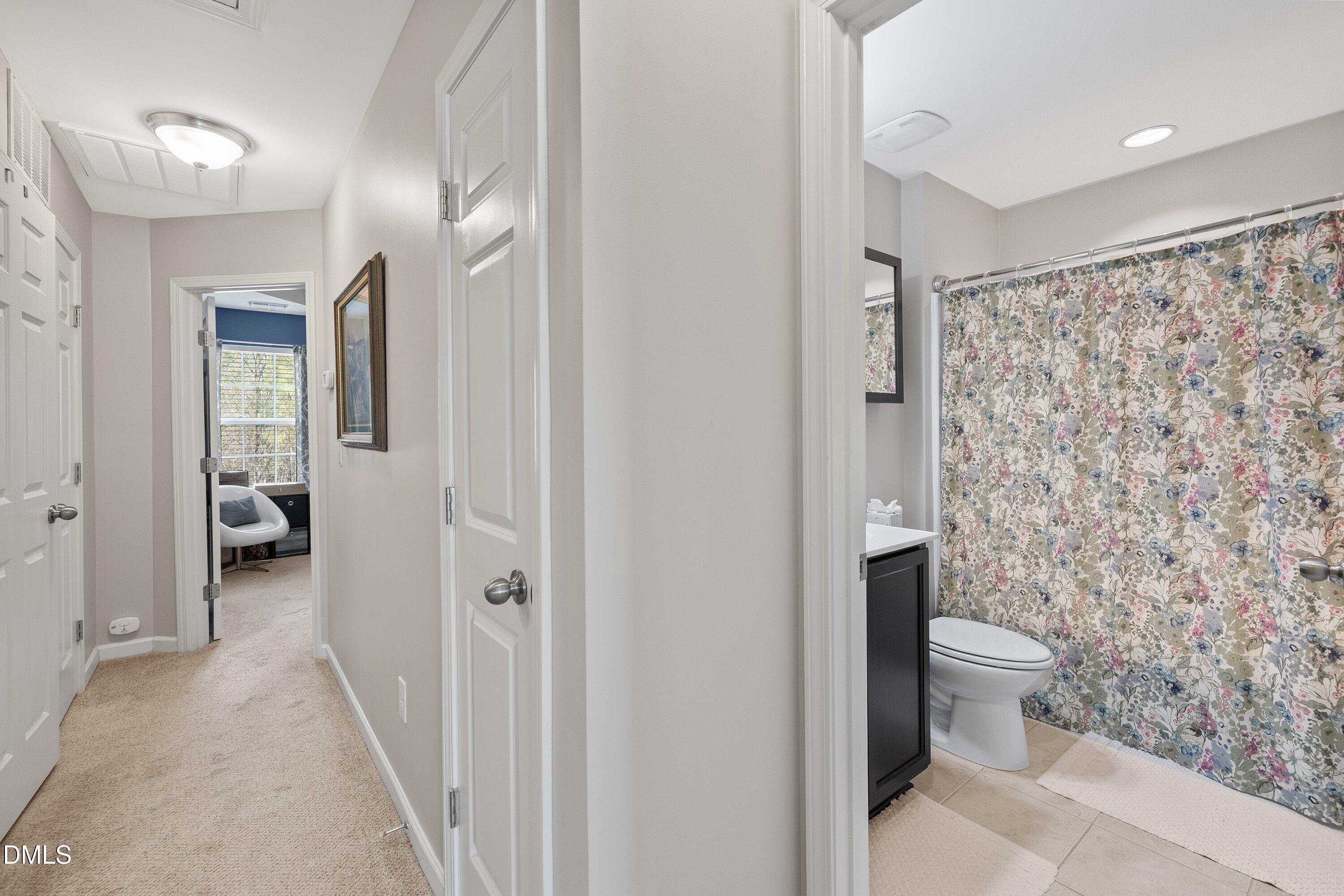 1093 Renewal Place Raleigh, NC 27603 - Photo 23 of 45 a bathroom with a toilet and a shower