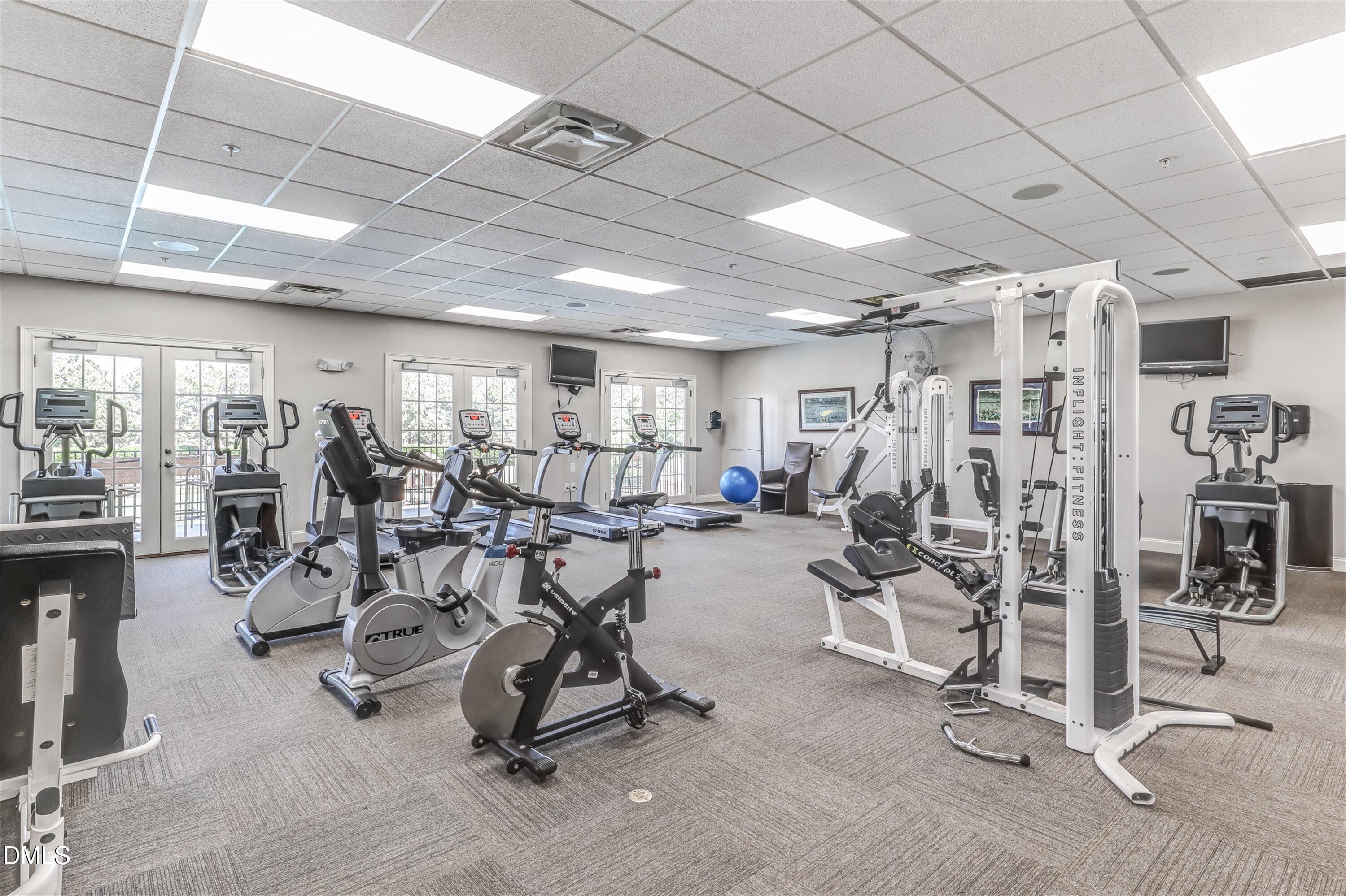 1093 Renewal Place Raleigh, NC 27603 - Photo 39 of 45 a view of a room with gym equipment