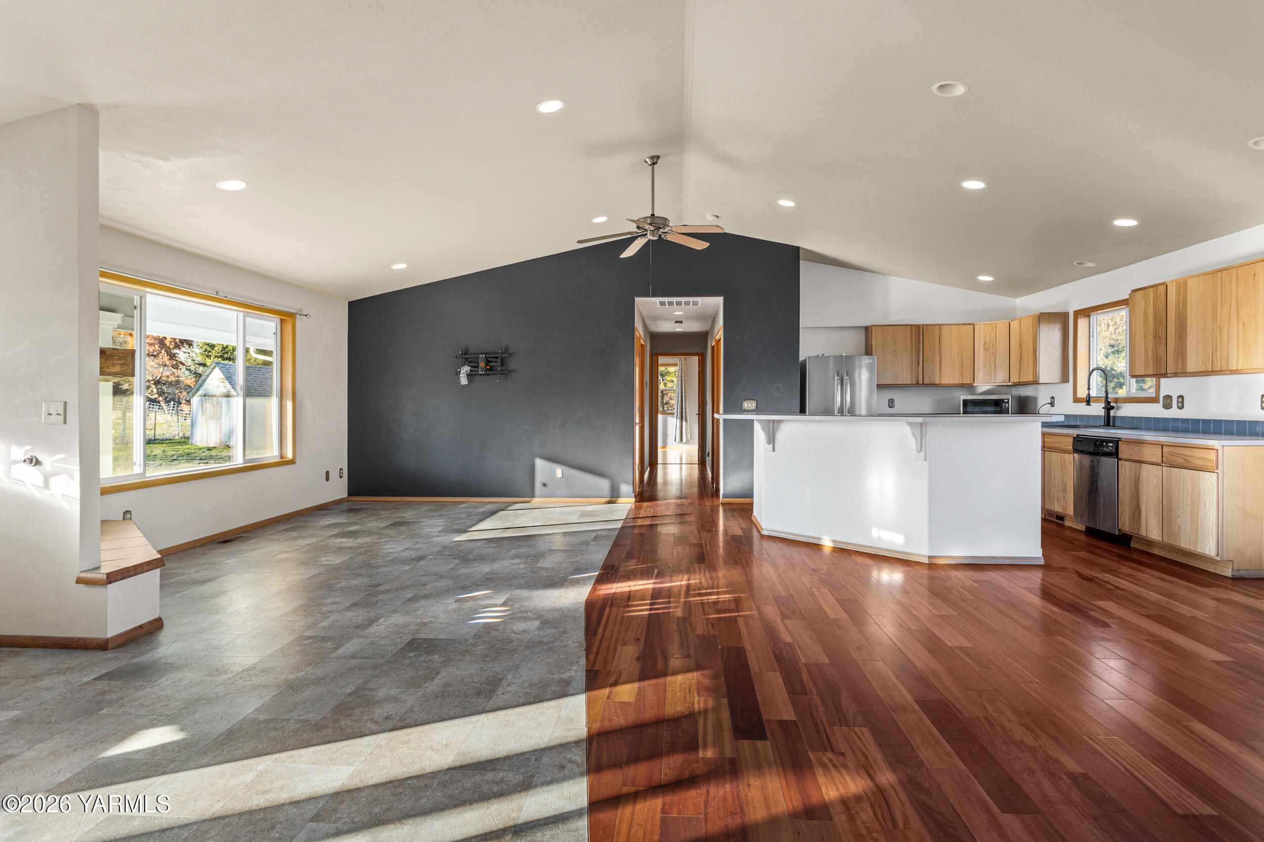 14929 Cottonwood Canyon Road Yakima, WA 98908 - Photo 18 of 55 a view of kitchen with cabinets and wooden floor