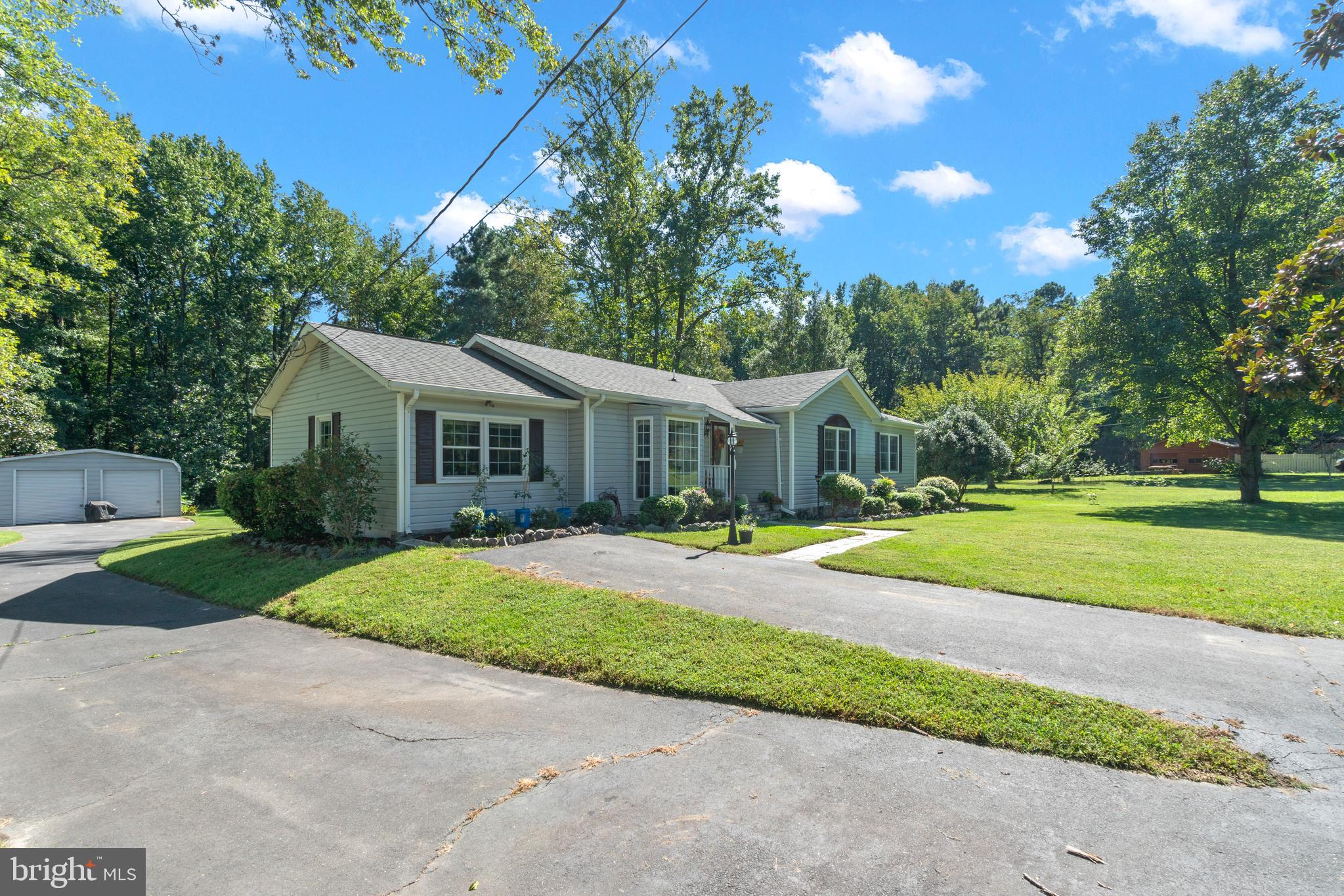 14372 Round Hill Road King George, VA 22485 - Photo 4 of 36 Level Yard and 2-Car Detached Garage
