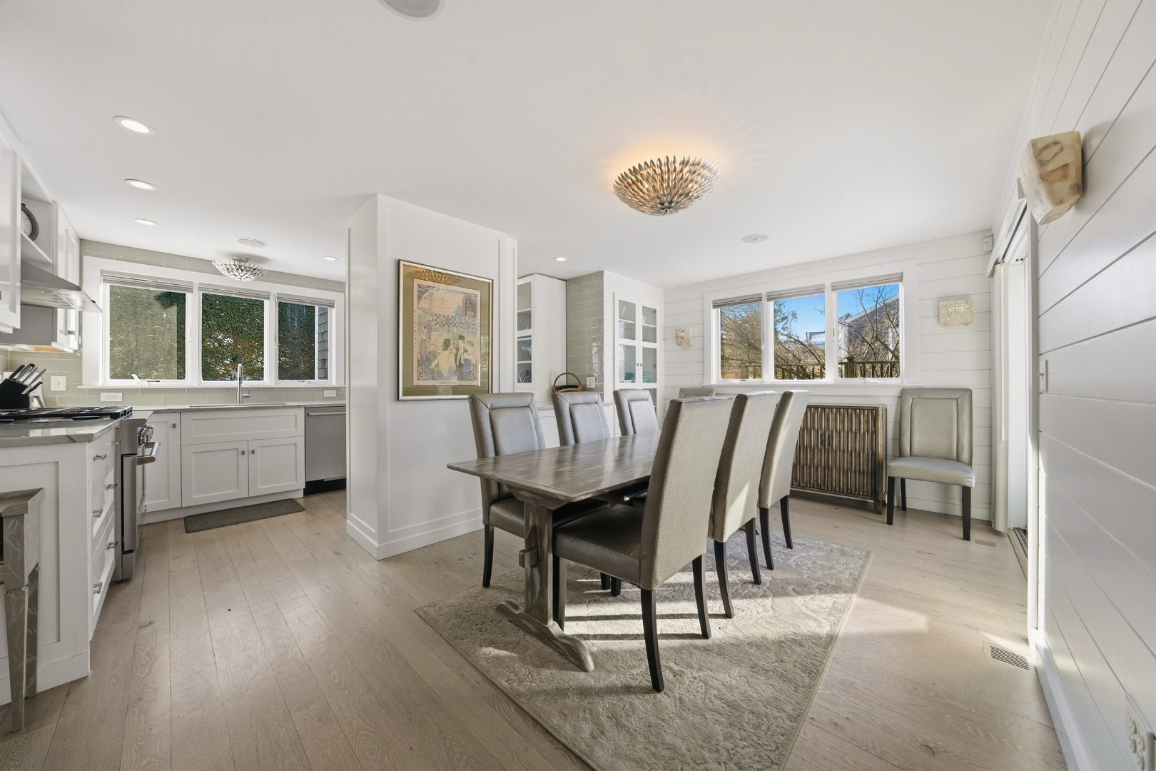 10 Pilgrim Road Nantucket, MA 02554 - Photo 14 of 65 a view of a dining room with furniture and window