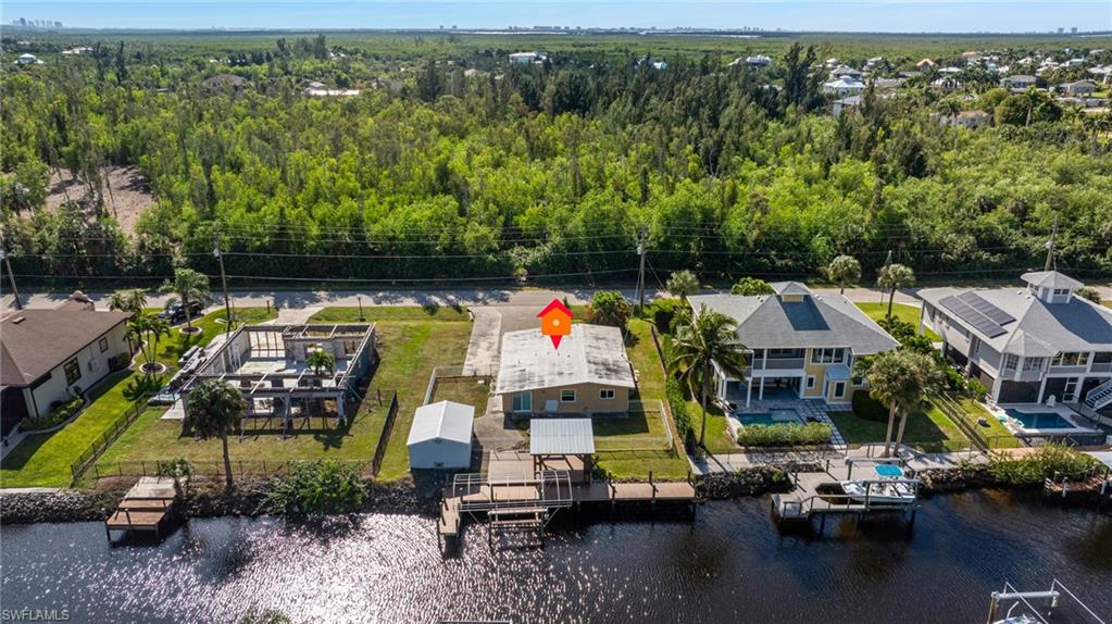 5800 Park Road Fort Myers, FL 33908 - Photo 7 of 18 an aerial view of houses with yard