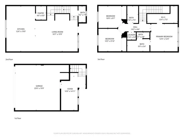 a picture of a room with a white wall and a refrigerator