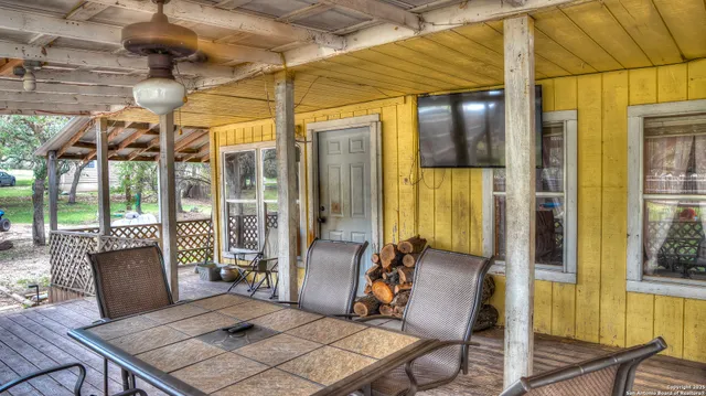 a view of a yard with plants