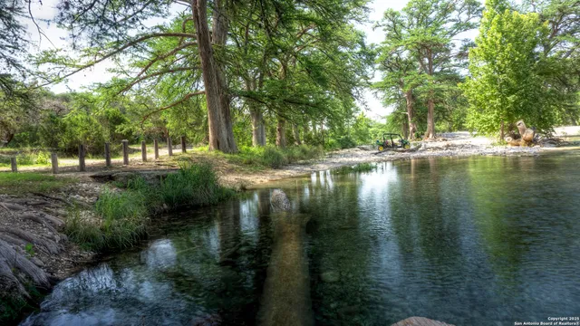 a view of a lake with outdoor space