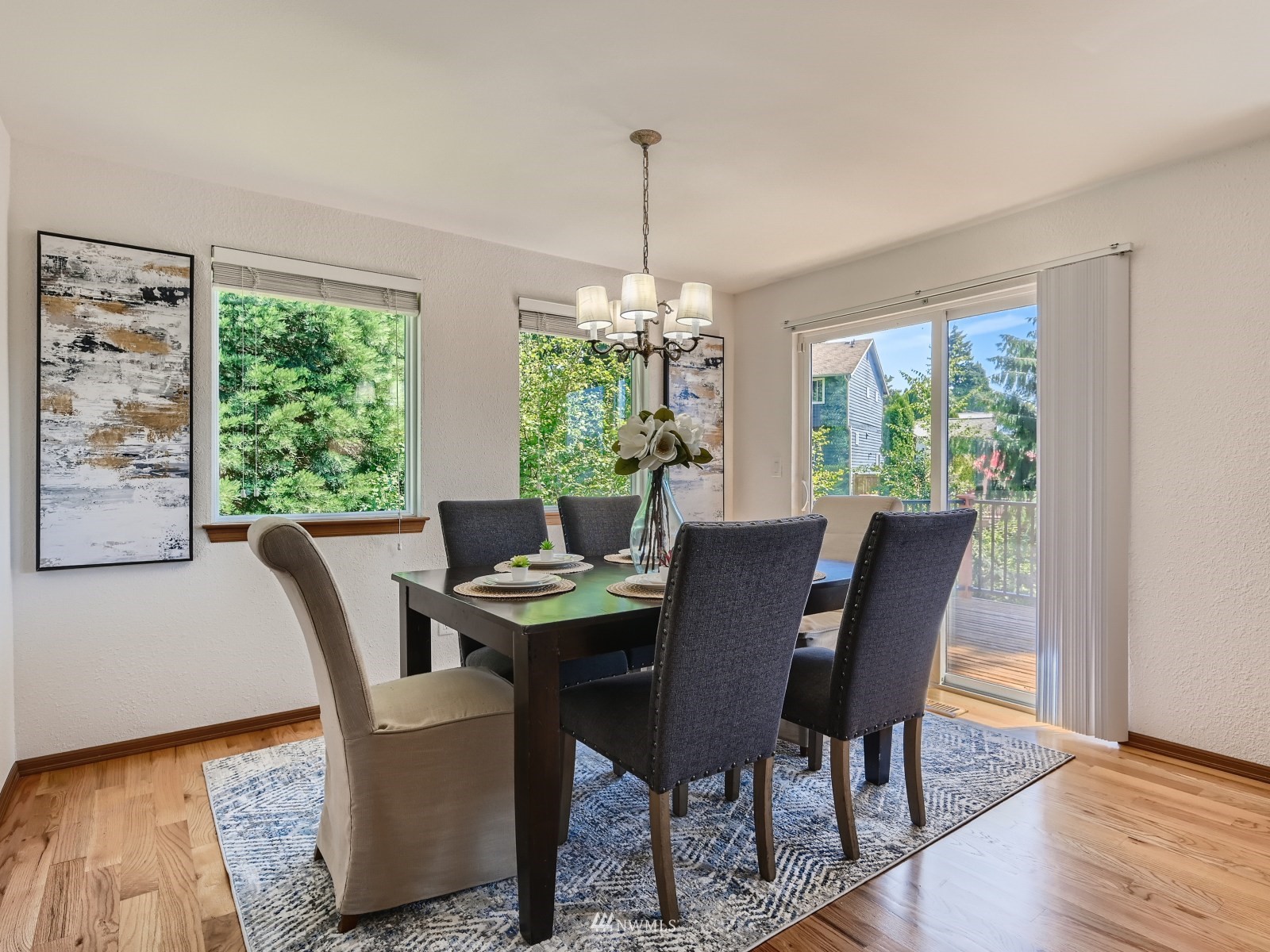 904 9th Street Snohomish, WA 98290 - Photo 7 of 40 a view of a dining room with furniture window and outside view