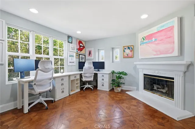 a view of roof with small swimming pool