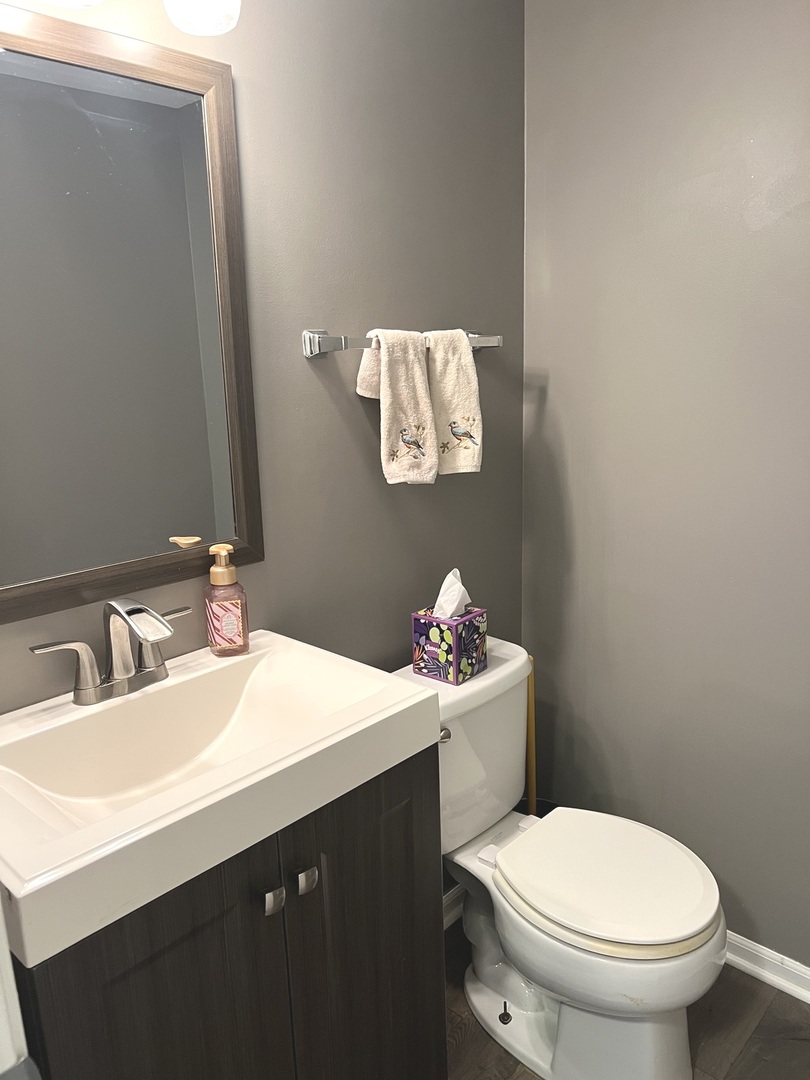 2233 Dawson Lane Algonquin, IL 60102 - Photo 15 of 52 a bathroom with a sink vanity mirror and toilet
