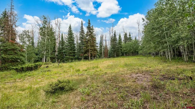 a view of a city from a balcony