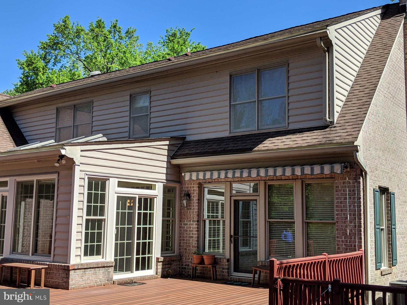 282 Province Line Road Wrightstown, NJ 08562 - Photo 3 of 50 Back Elevation with Retractable Awnings