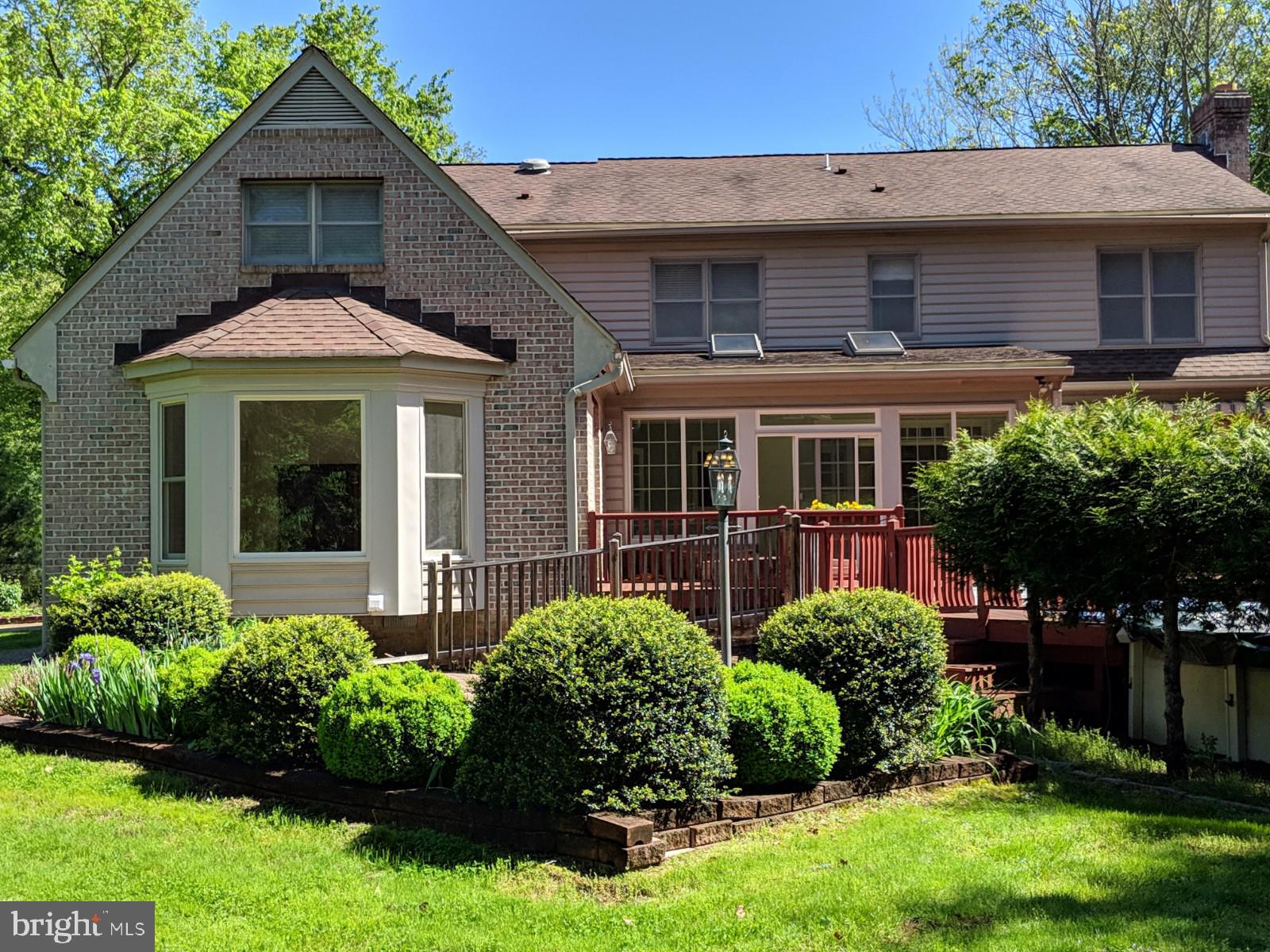 282 Province Line Road Wrightstown, NJ 08562 - Photo 5 of 50 Back Elevation with pristine landscape