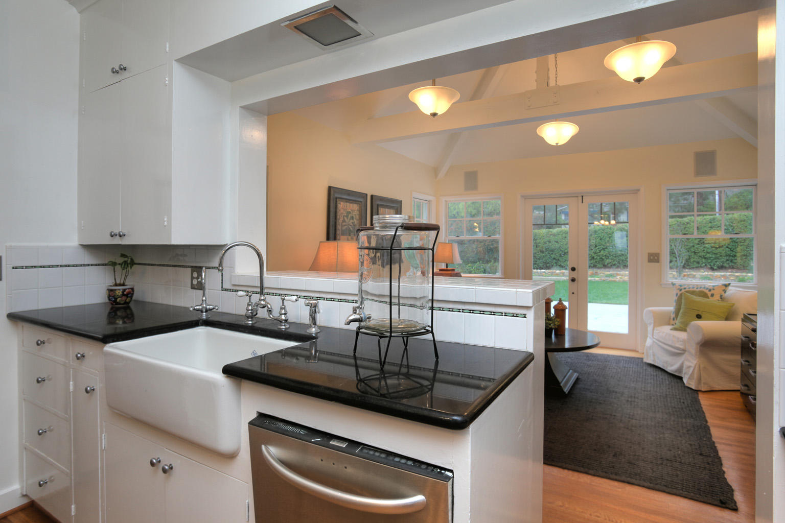 2135 Ridge Lane Santa Barbara, CA 93103 - Photo 12 of 15 a kitchen with stainless steel appliances granite countertop a sink and a stove