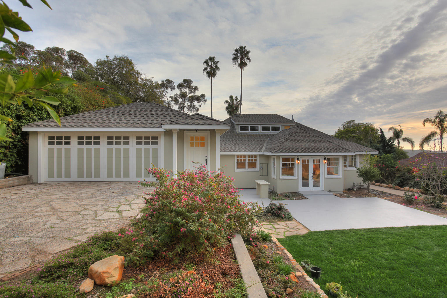 2135 Ridge Lane Santa Barbara, CA 93103 - Photo 2 of 15 front view of a house with a yard