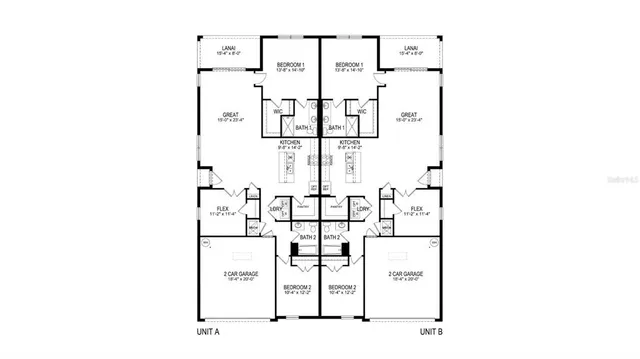 a picture of a bench in room