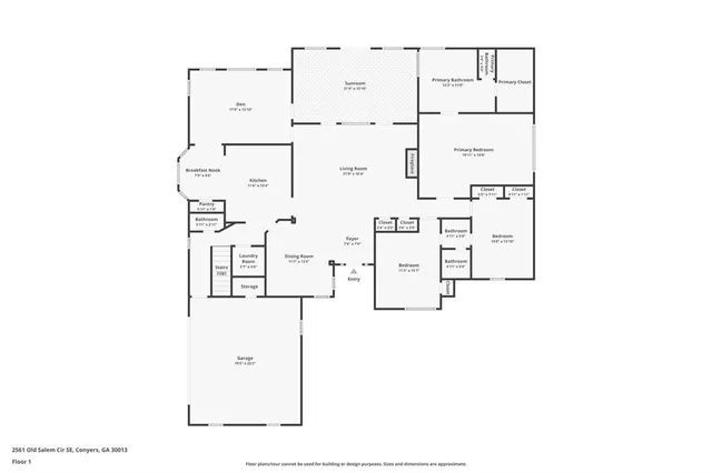 $410,000 | 2561 Old Salem Circle Southeast, Conyers, GA 30013