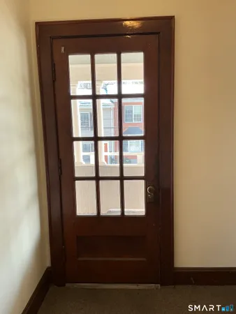 a view of front door