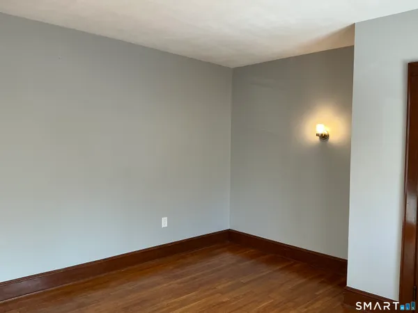 an empty room with window