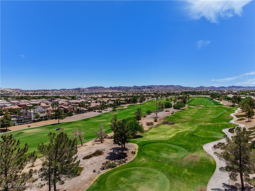 1145 Strada Pecei Henderson, NV 89011 - Photo 56 of 61 Surrounding community featuring view of golf course, a mountain view, and a residential view