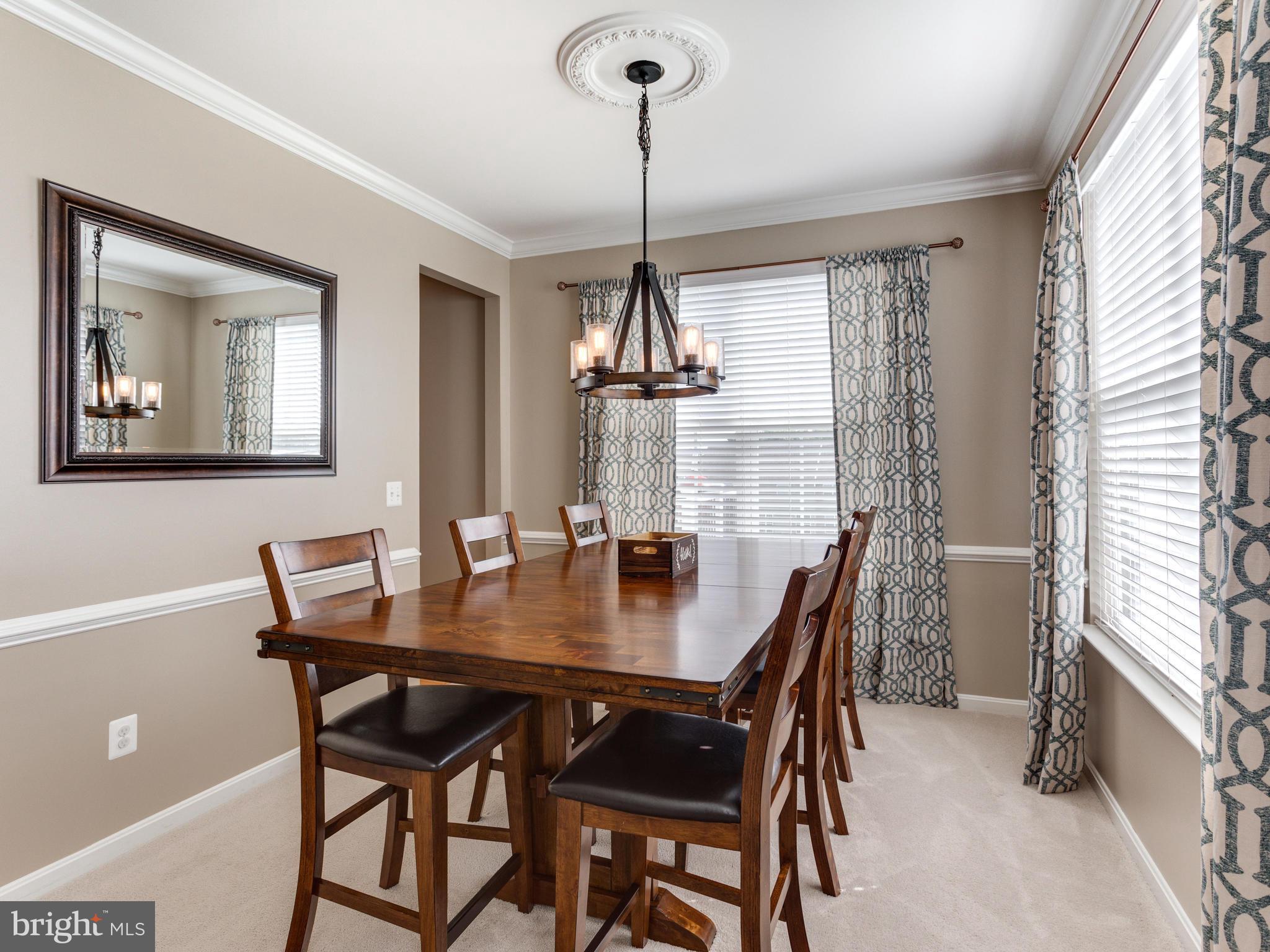 43146 Rocks Way Leesburg, VA 20176 - Photo 12 of 30 Updated chandelier, Chair Rail, Crown Molding