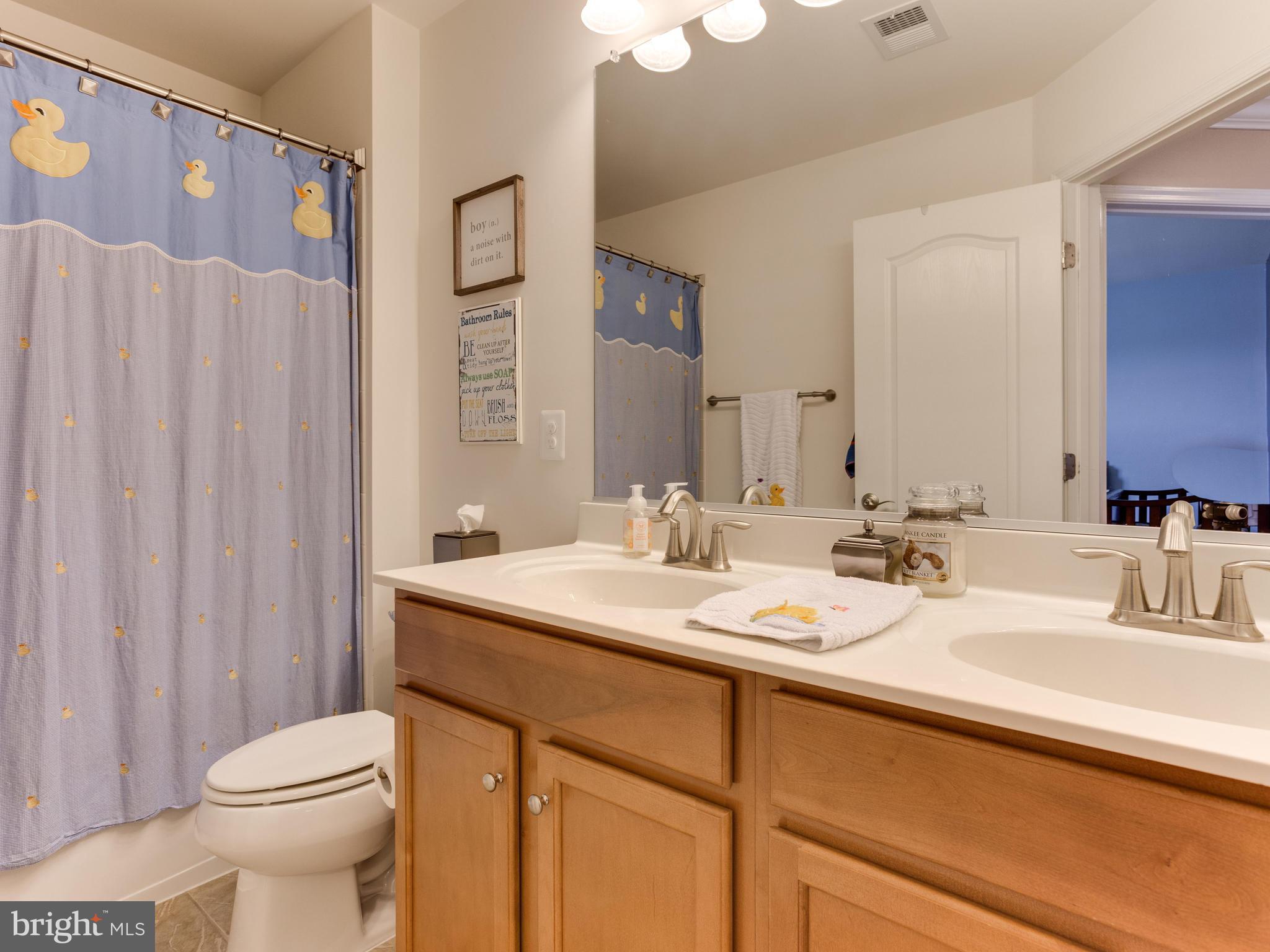 43146 Rocks Way Leesburg, VA 20176 - Photo 21 of 30 Second Bath on Upper Level, Double Vanity