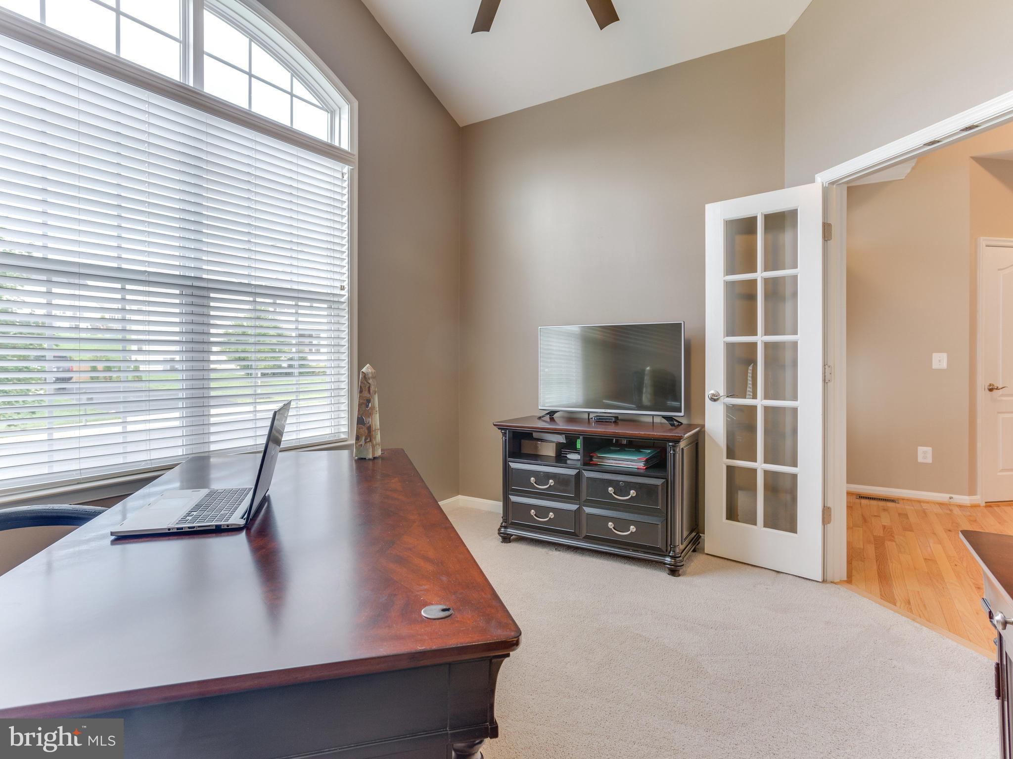 43146 Rocks Way Leesburg, VA 20176 - Photo 10 of 30 Office w/ Ceiling Fan, French Doors
