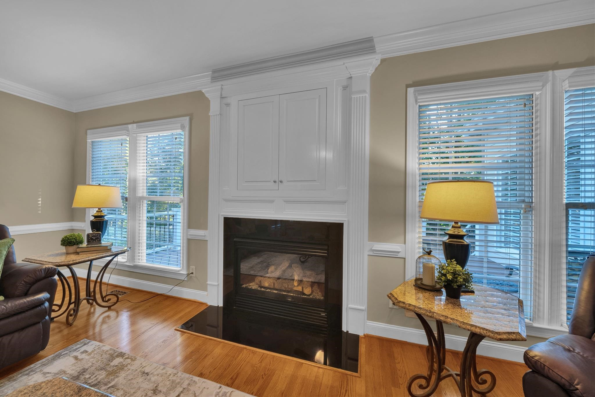 8207 Ortin Lane Raleigh, NC 27612 - Photo 13 of 29 Family Room Gas Fireplace