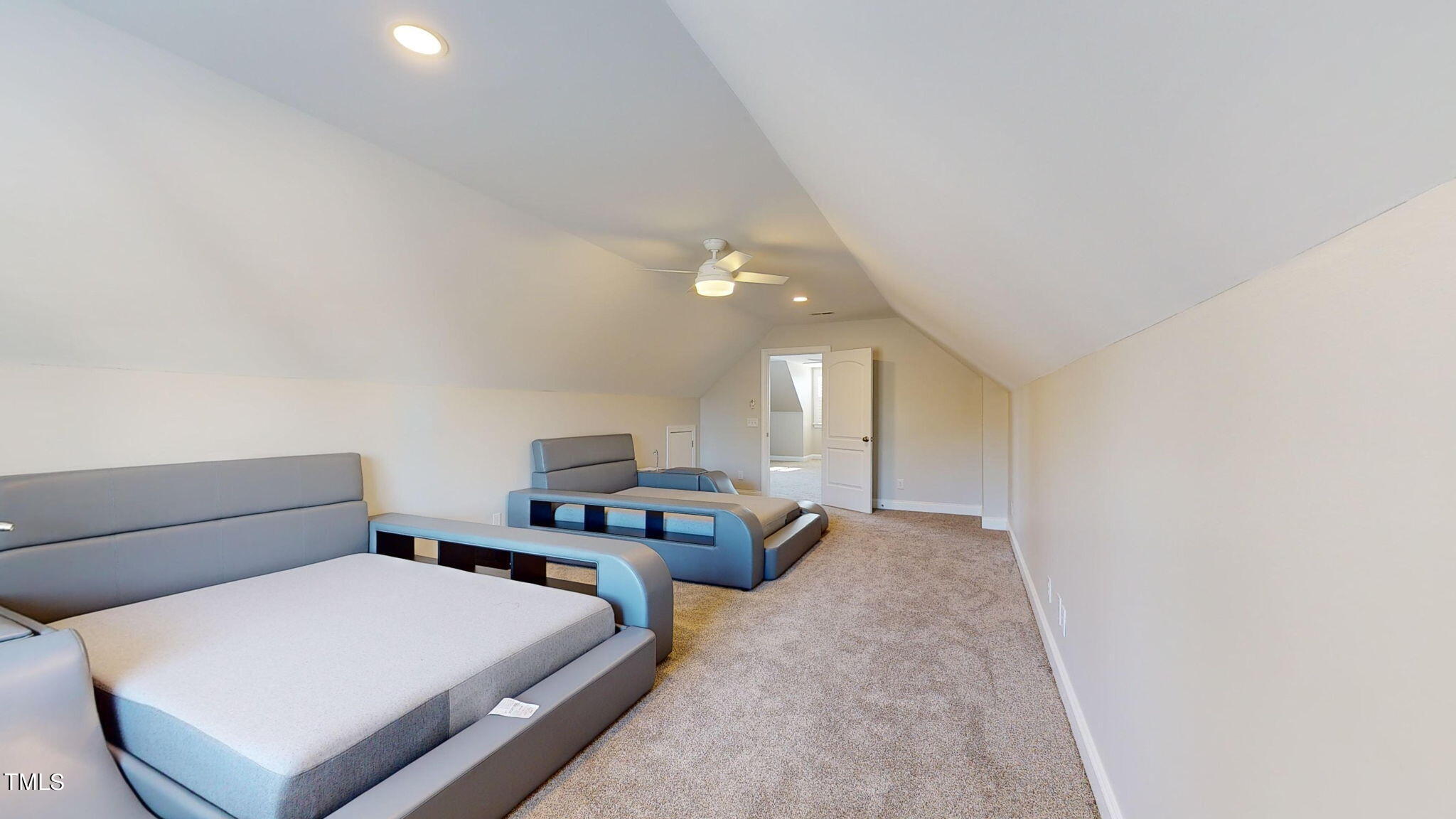 5813 Turner Store Lane Raleigh, NC 27603 - Photo 28 of 35 a bedroom with two beds and a night stand