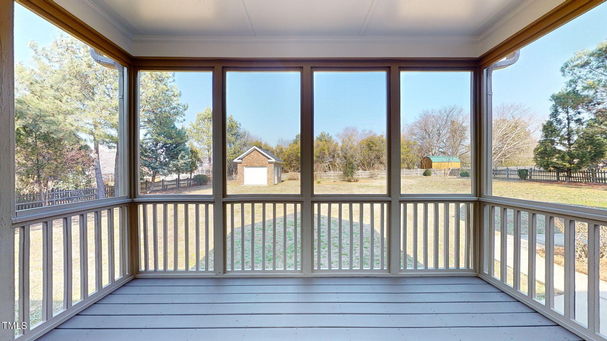 5813 Turner Store Lane Raleigh, NC 27603 - Photo 32 of 35 a view of wooden balcony with outdoor space