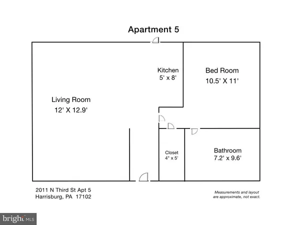 $850 | 2011 North 3rd Street, Unit 5, Harrisburg, PA 17102