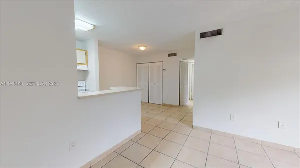 a view of an empty room
