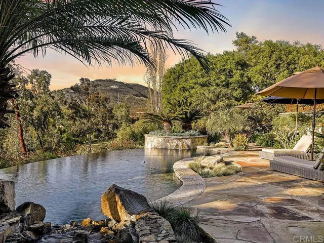 a view of a building with patio