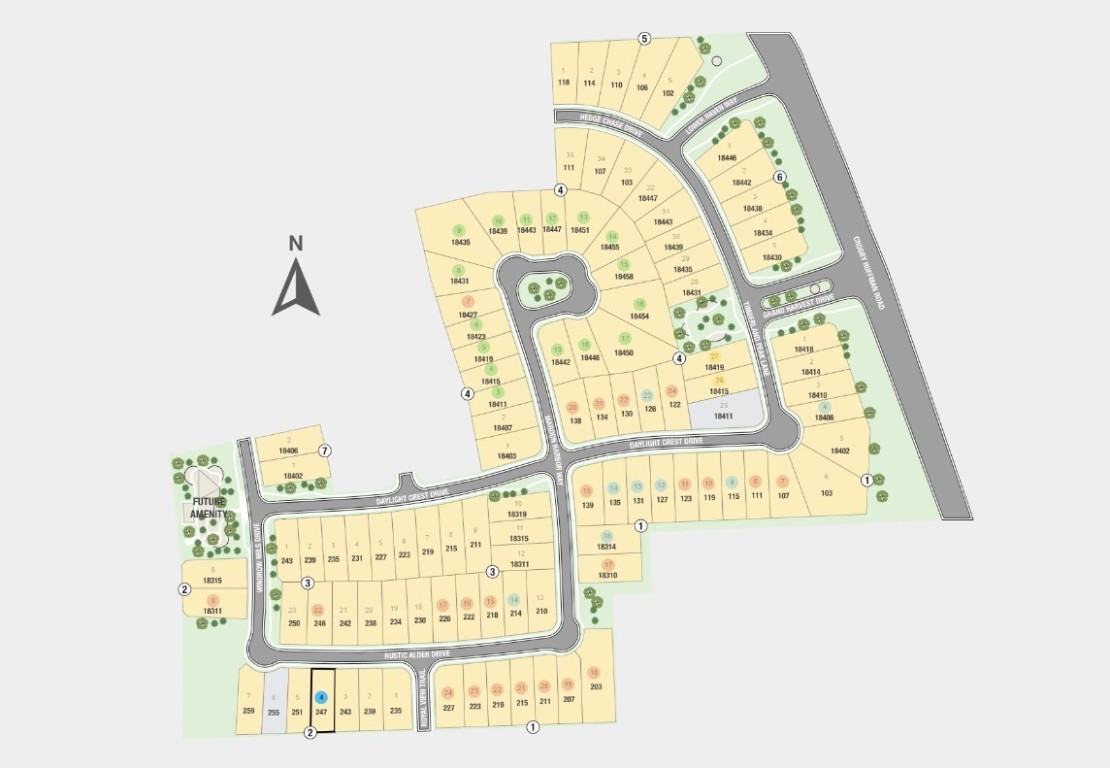 247 Rustic Alder Drive Crosby, TX 77532 - Photo 31 of 39 247 Rustic Alder Drive Sitemap