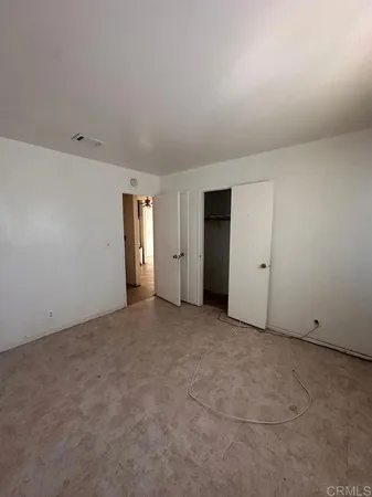 a close view of walk in closet