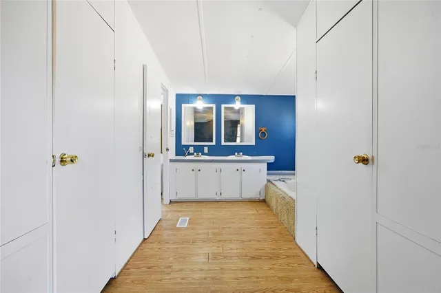 a view of outdoor space with swimming pool