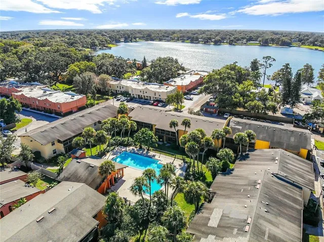 a view of a city and lake view