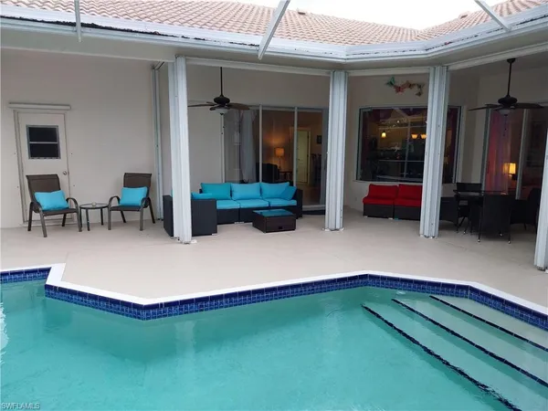 a view of outdoor space with porch and patio