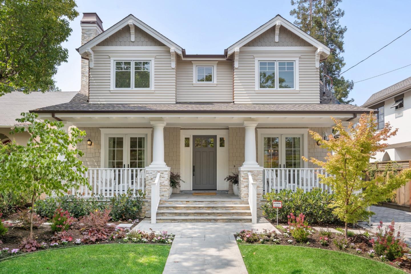 115 Occidental Avenue Burlingame, CA 94010 - Photo 2 of 50 a front view of a house with a yard