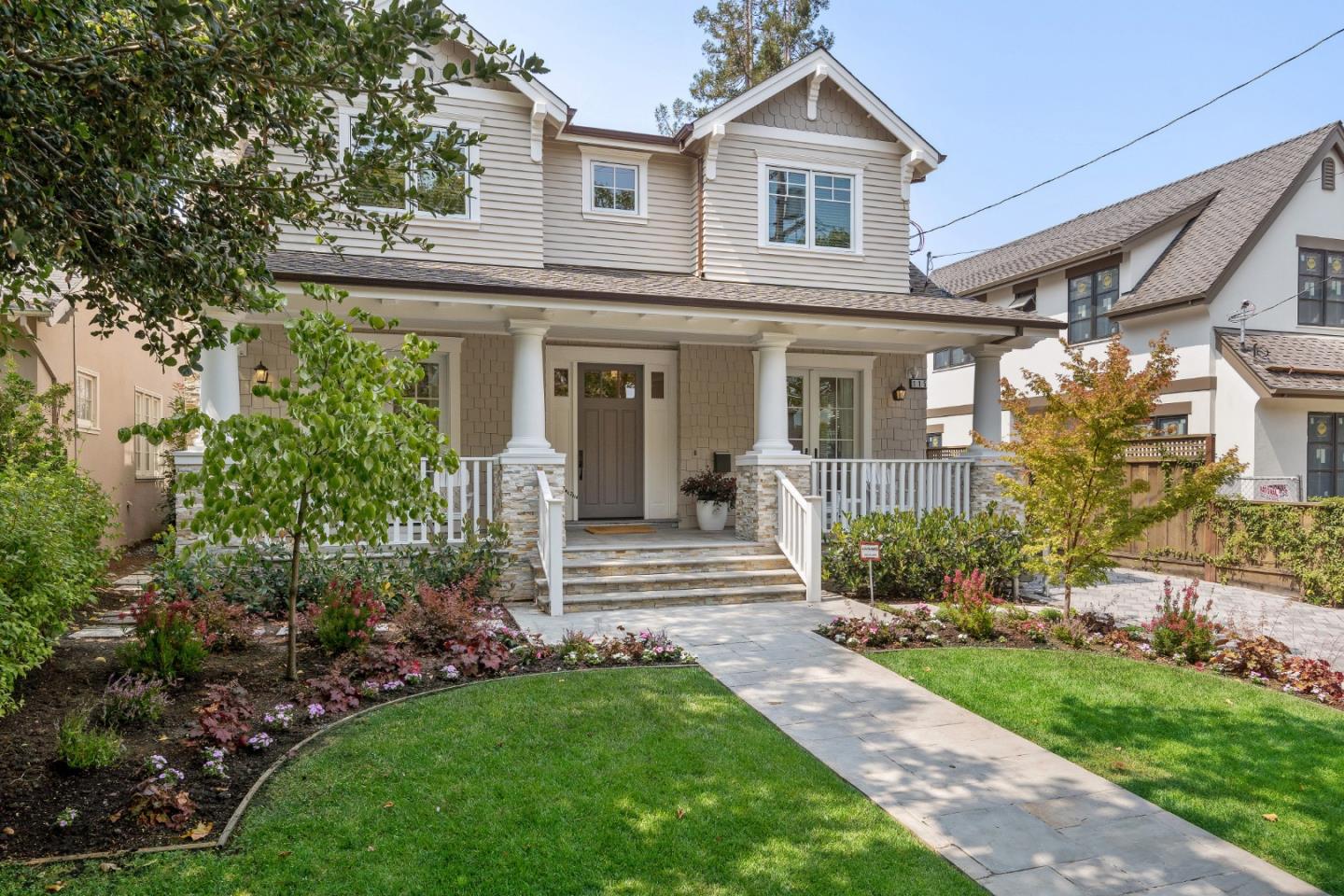 115 Occidental Avenue Burlingame, CA 94010 - Photo 3 of 50 a front view of a house with a yard