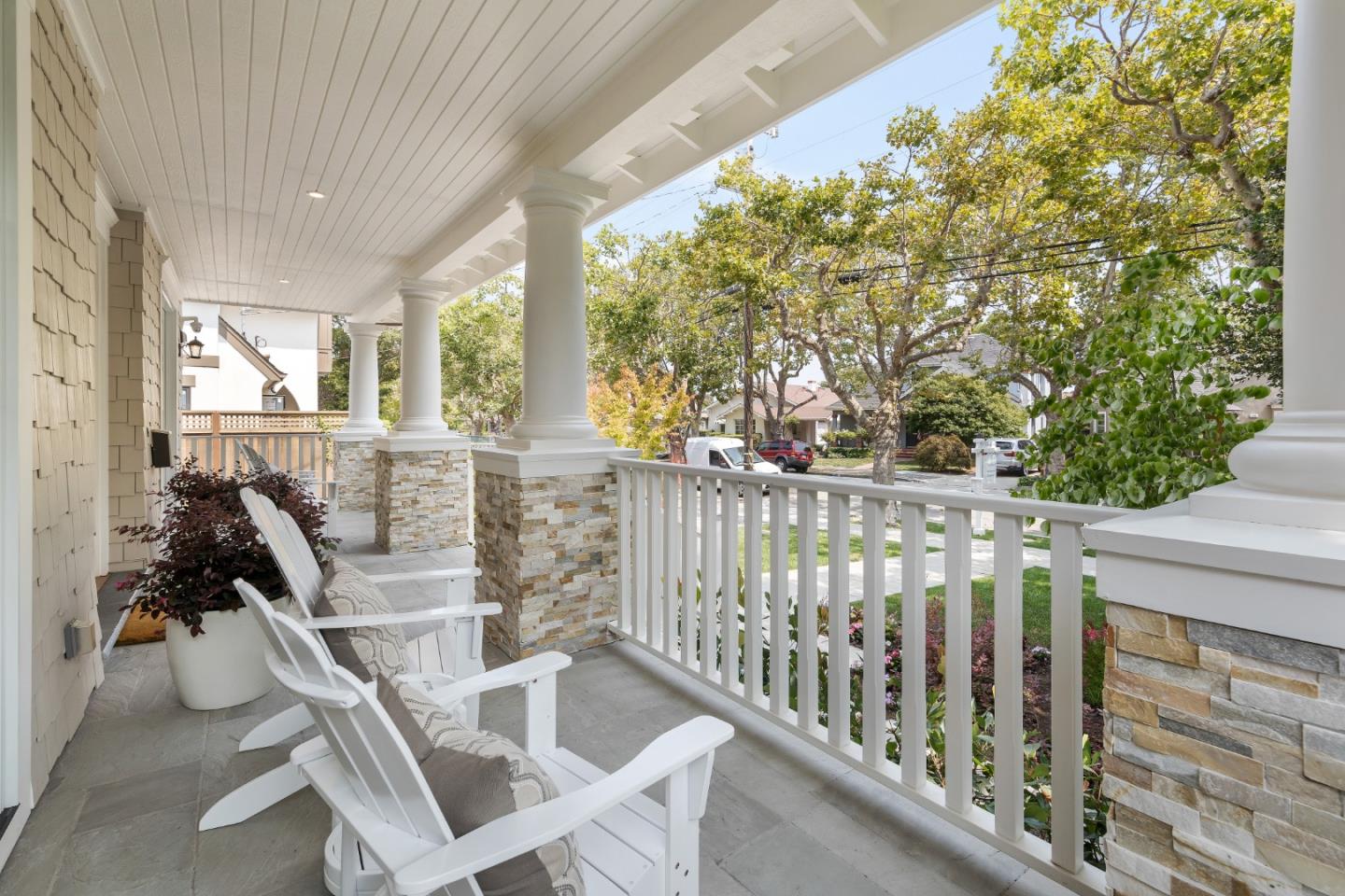 115 Occidental Avenue Burlingame, CA 94010 - Photo 4 of 50 a view of a chairs and tables in the balcony