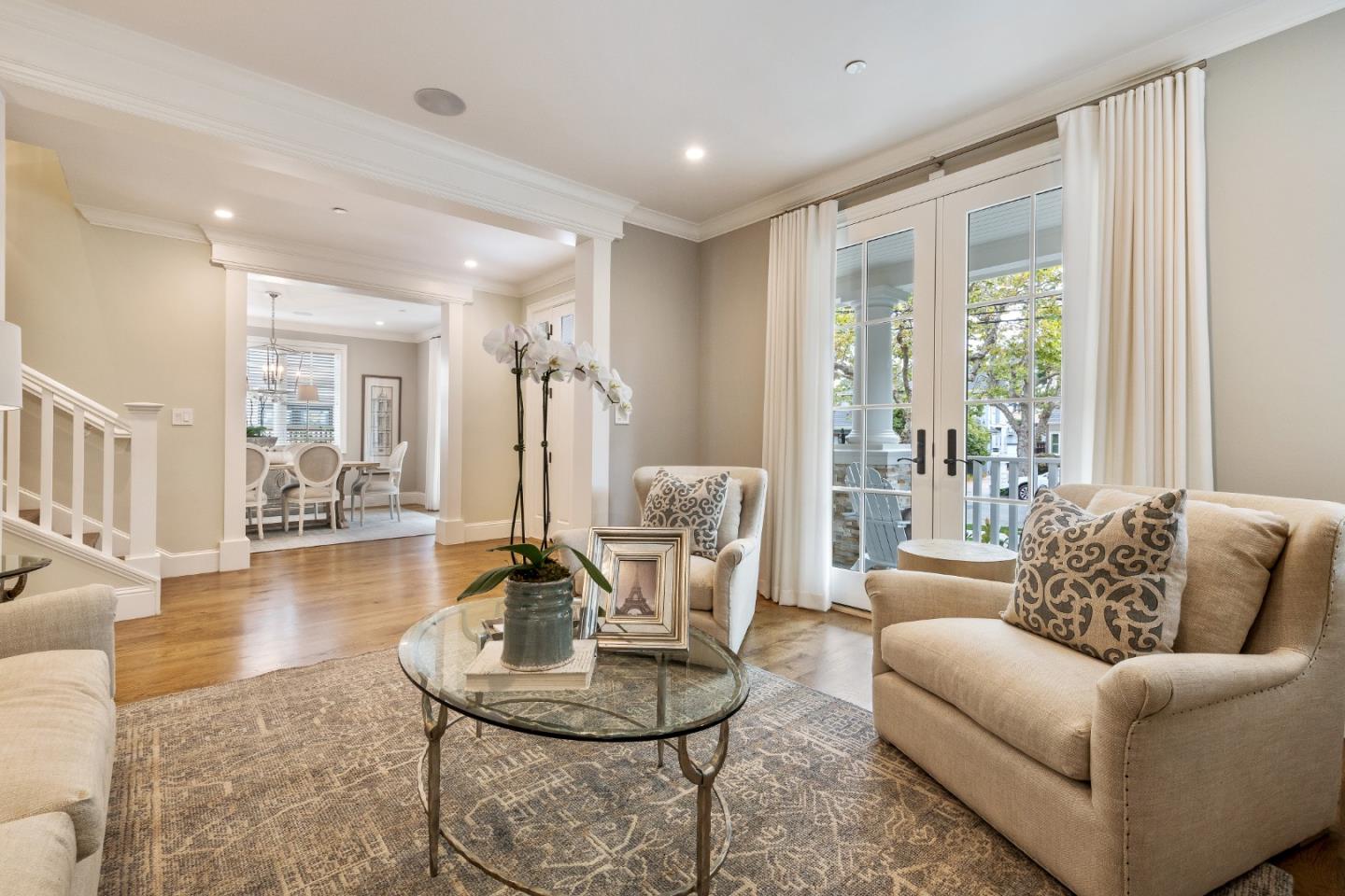 115 Occidental Avenue Burlingame, CA 94010 - Photo 9 of 50 a living room with furniture and a large window