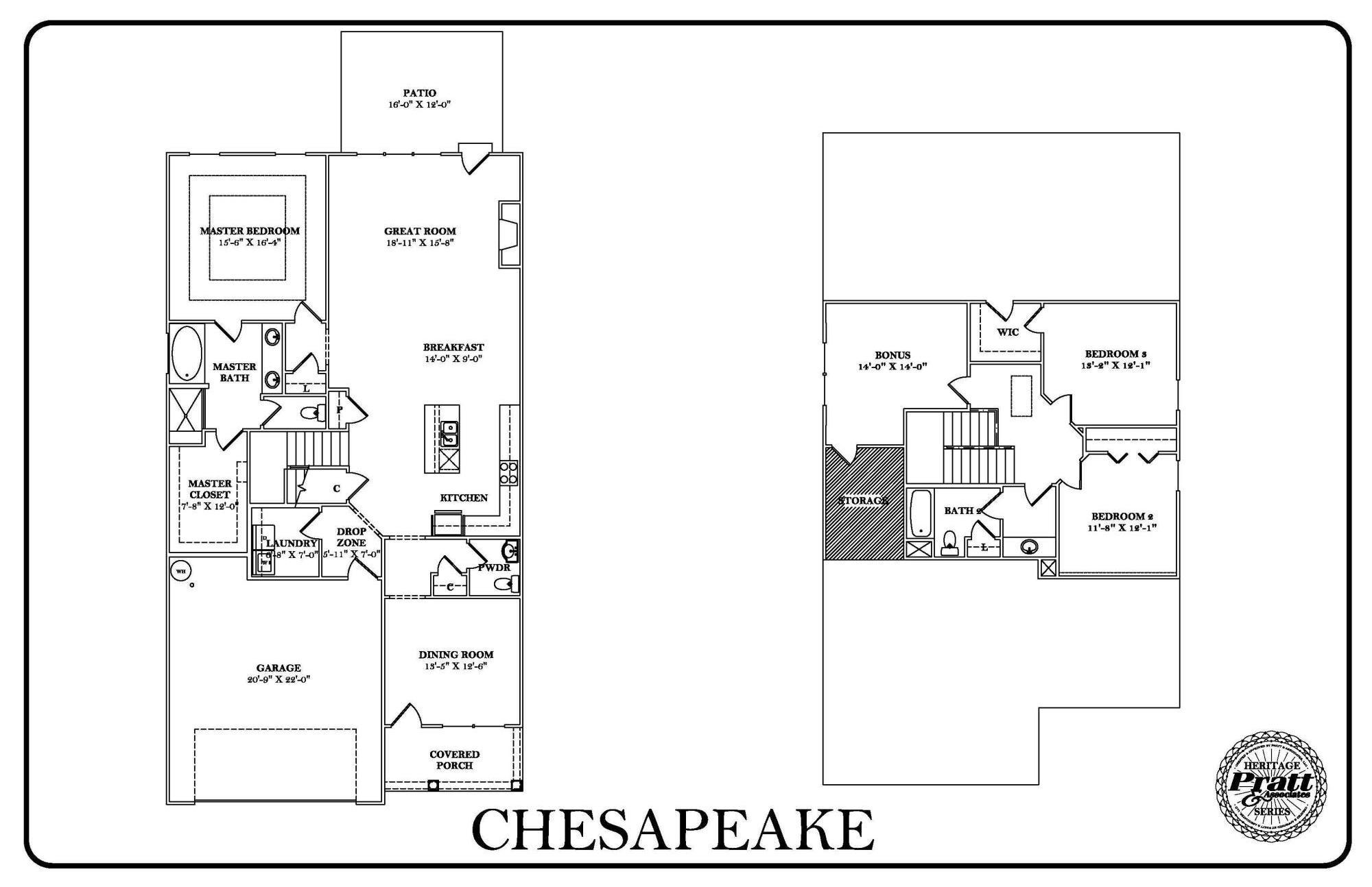 3609 Weathervane Loop, Unit 175 Apison, TN 37302 - Photo 3 of 3 MF175 SPEC CHESAPEAKE LG PRES FP