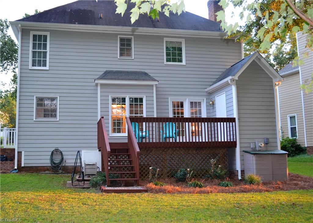 3313 Timberwolf Avenue High Point, NC 27265 - Photo 21 of 25 View of the nice deck and rear of the home.