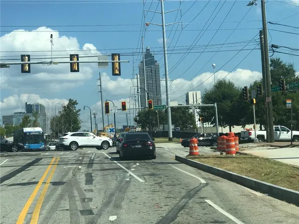 a view of a building with porch and outdoor space
