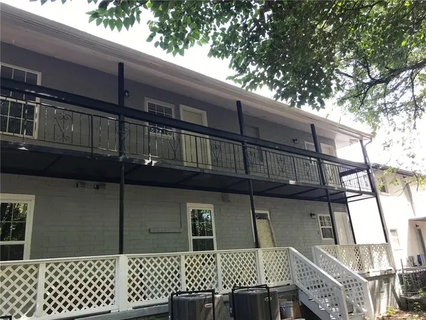 a view of a house with a door