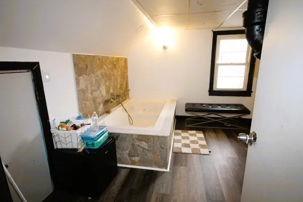 a view of a storage & utility room