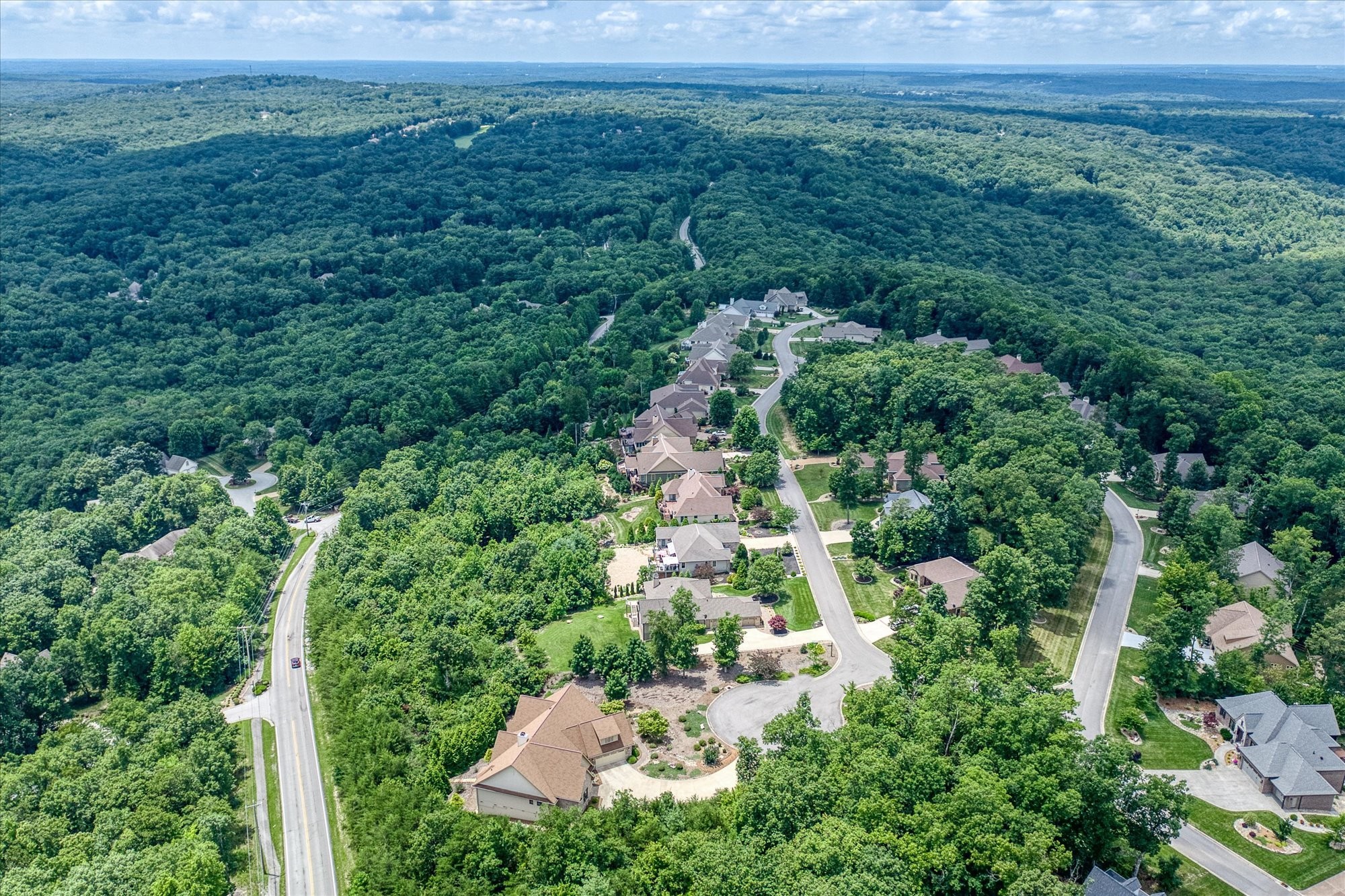 61 Bluff View Terrace Crossville, TN 38558 - Photo 14 of 81 an aerial view of residential house with outdoor space and trees all around