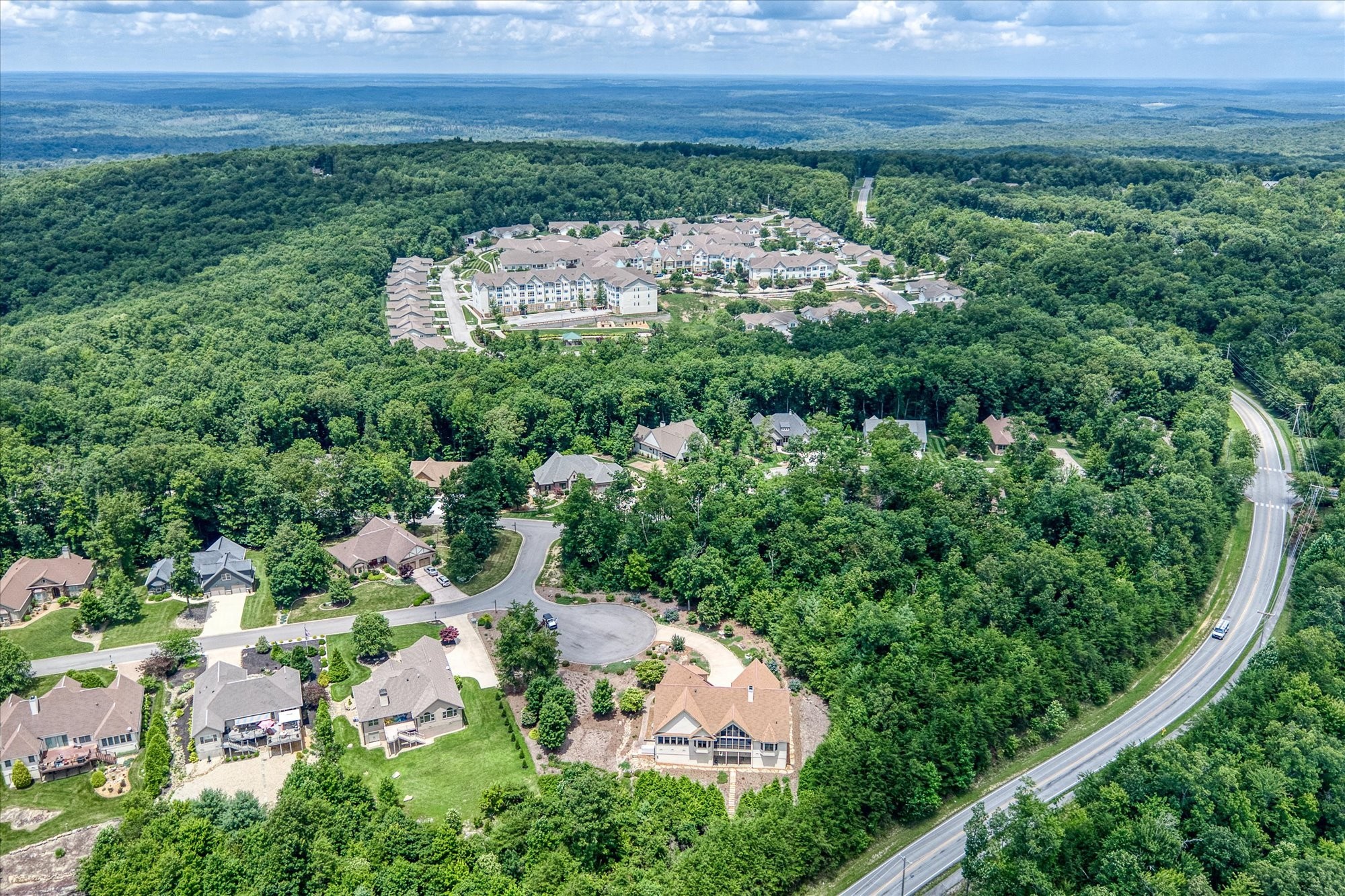 61 Bluff View Terrace Crossville, TN 38558 - Photo 16 of 81 an aerial view of a house with a garden