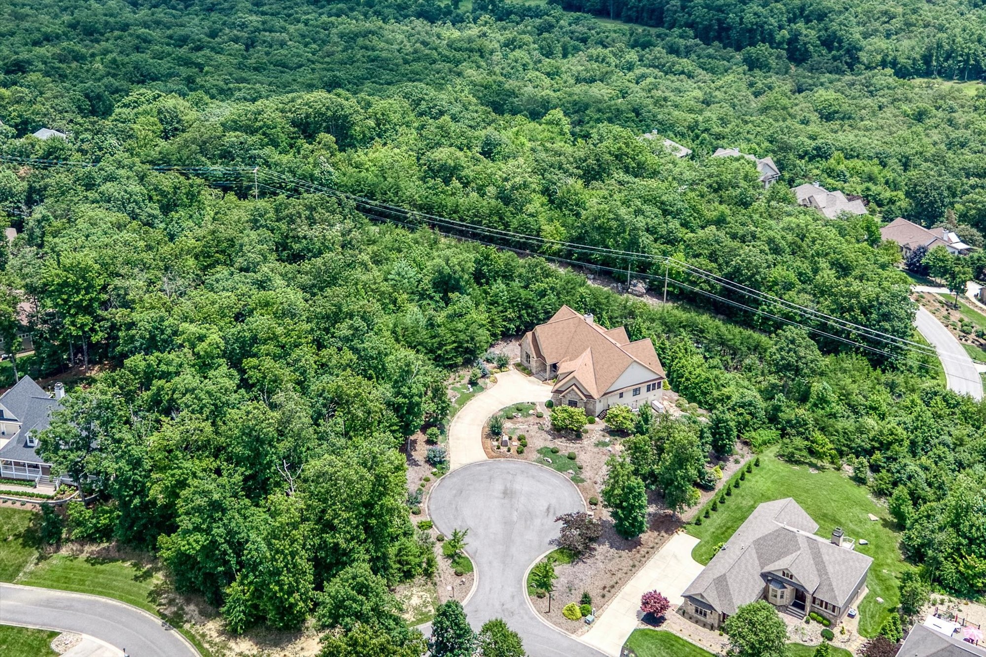 61 Bluff View Terrace Crossville, TN 38558 - Photo 19 of 81 an aerial view of a house with a yard and trees